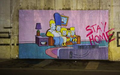 SWEET HOME  la Street Art dell’artista Nello Petrucci  a Pompei  per combattere il Coronavirus
