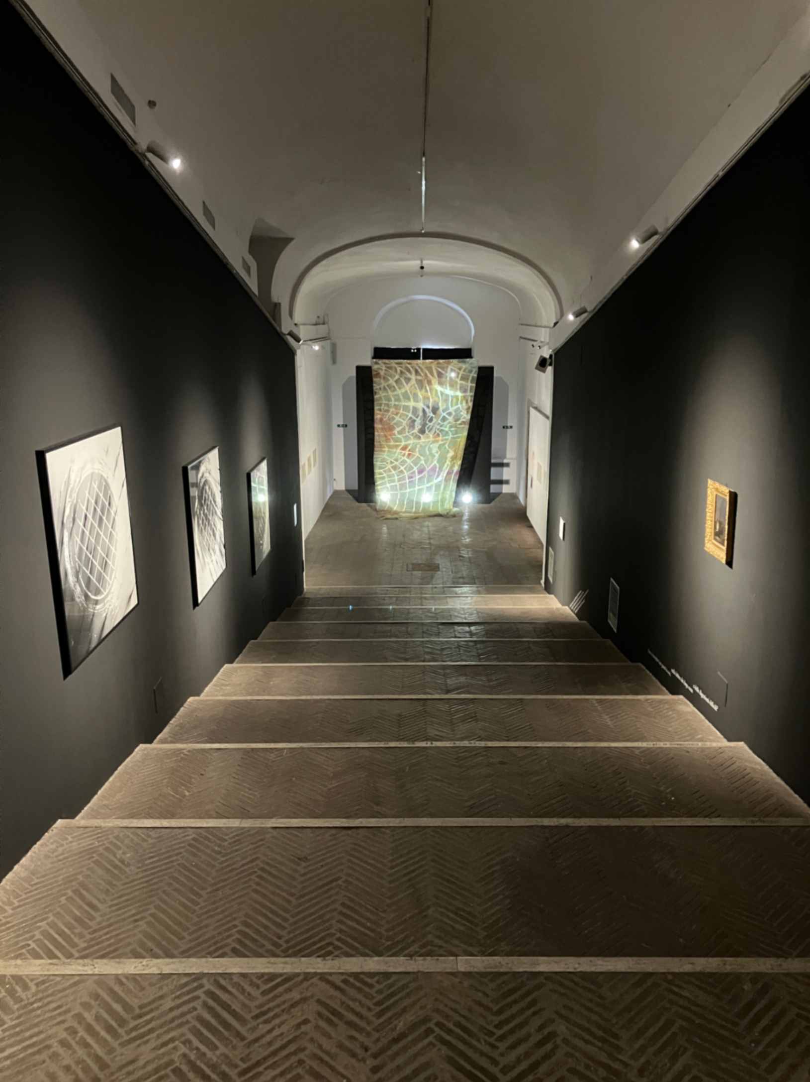 discesa da Cambiare la prosa del mondo - Mostra dei borsisti di Villa Medici 2025