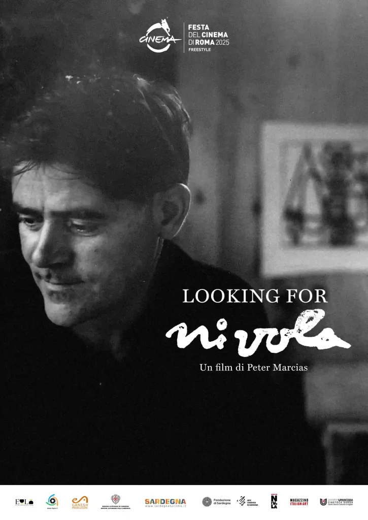 la locandina del documentario Looking for Nivola (Cercando Nivola), regia di Peter Marcias