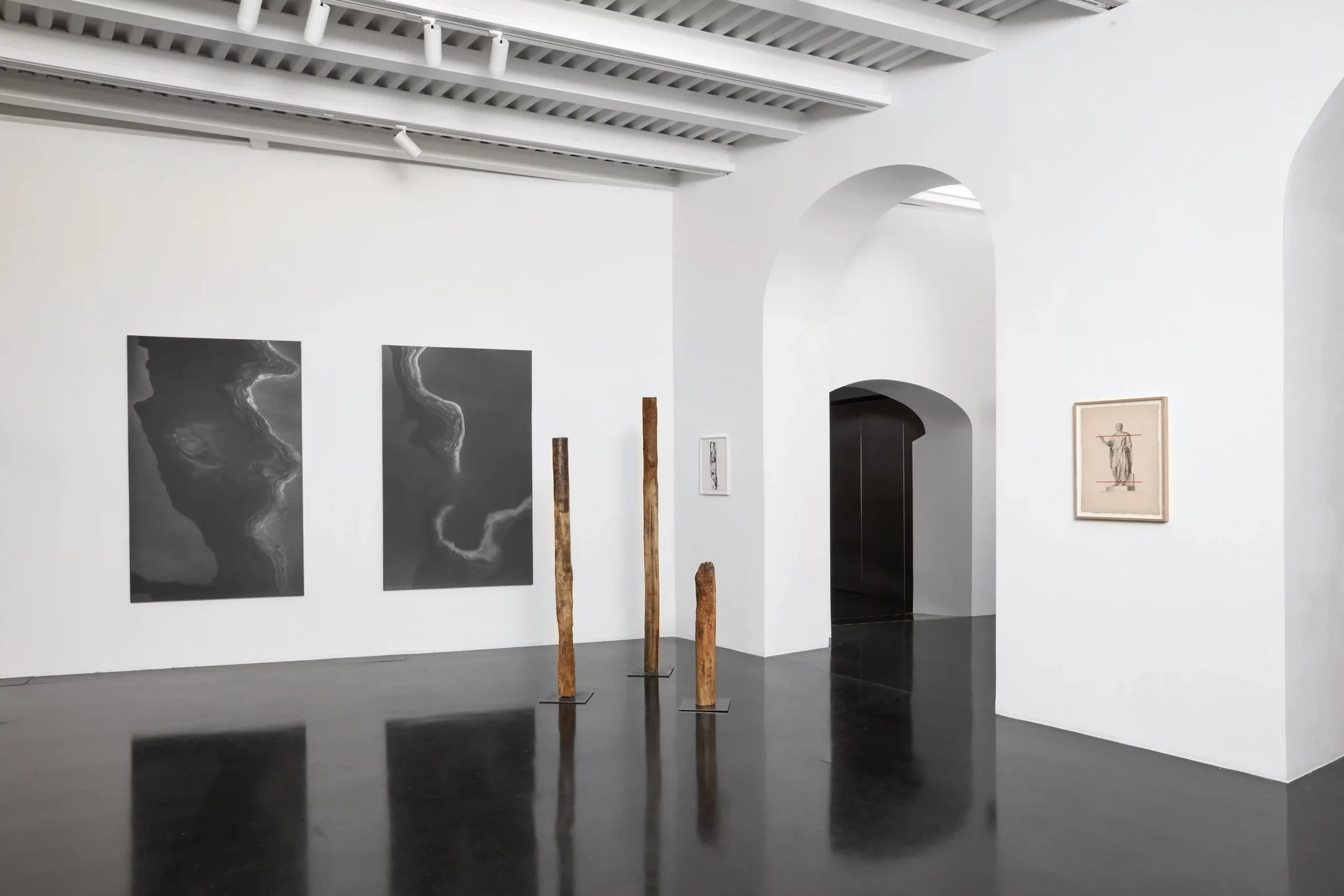 allestimenti della mostra Bigaignon x rhinoceros gallery “Atto 3/3: Nello Spazio”