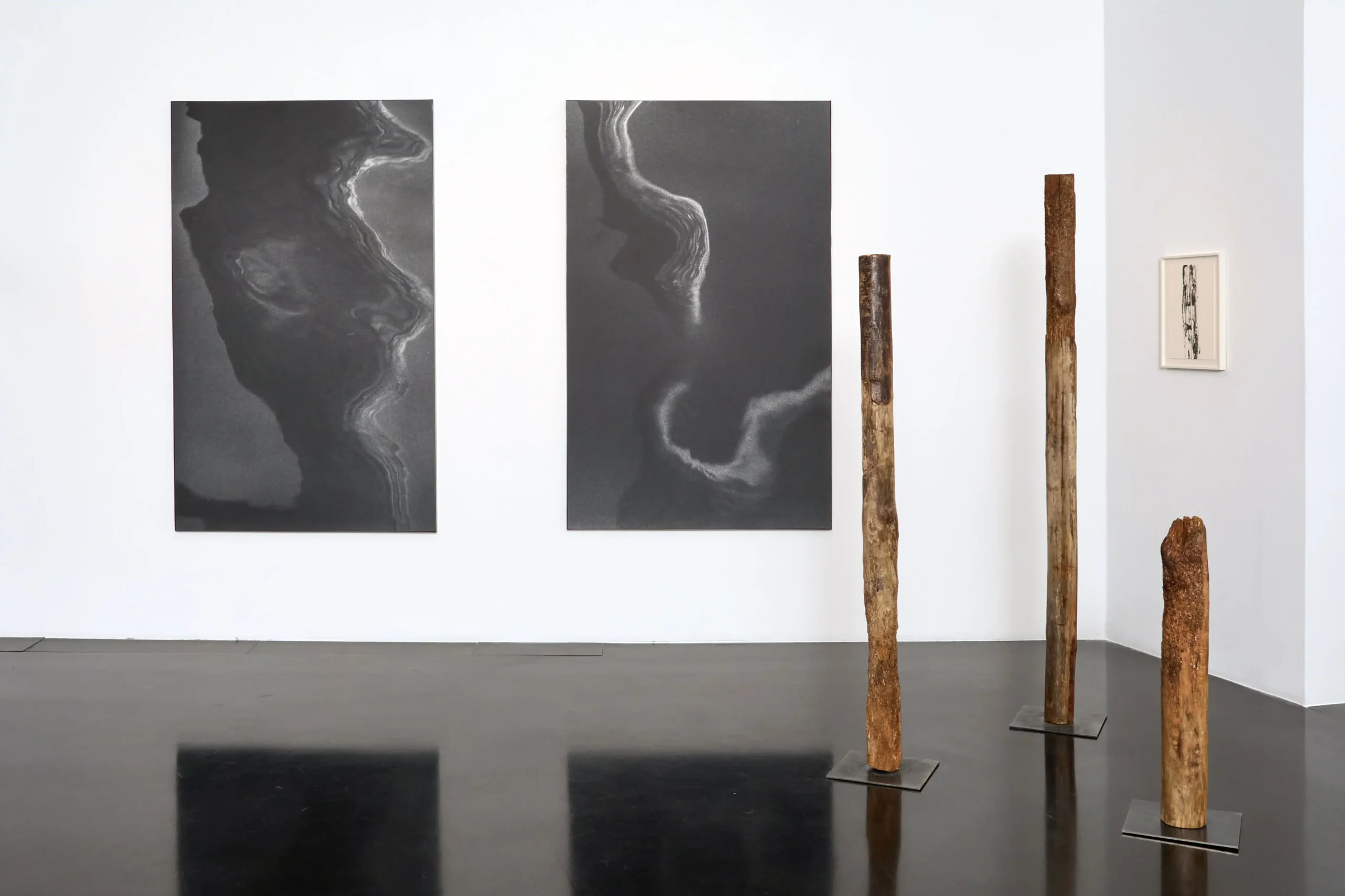 allestimenti della mostra Bigaignon x rhinoceros gallery “Atto 3/3: Nello Spazio”