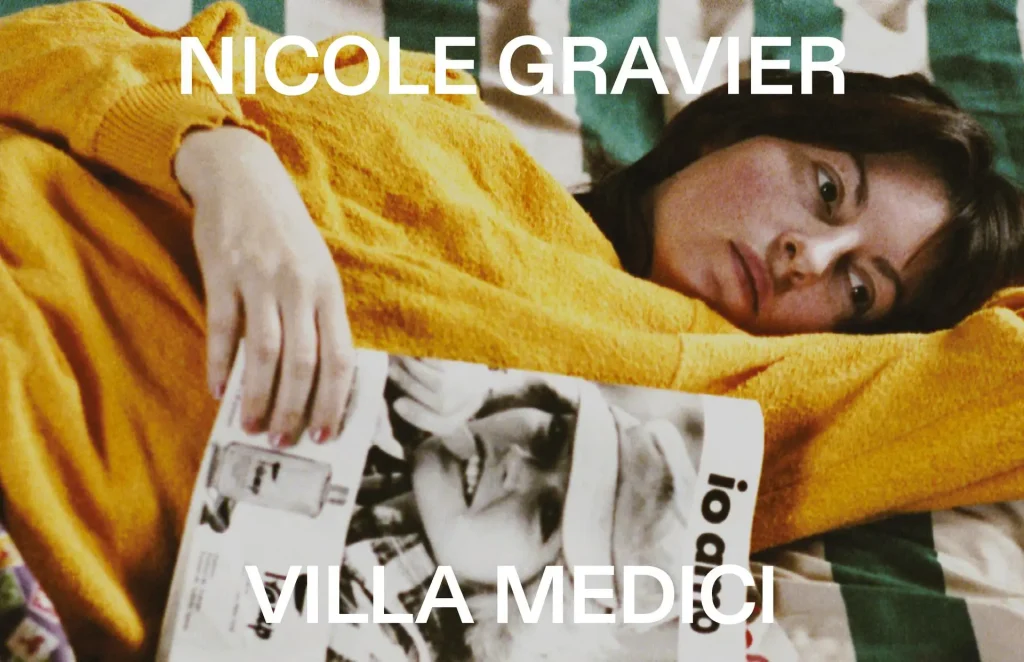 la locandina della mostra Nicole Gravier. Fotoromanzo