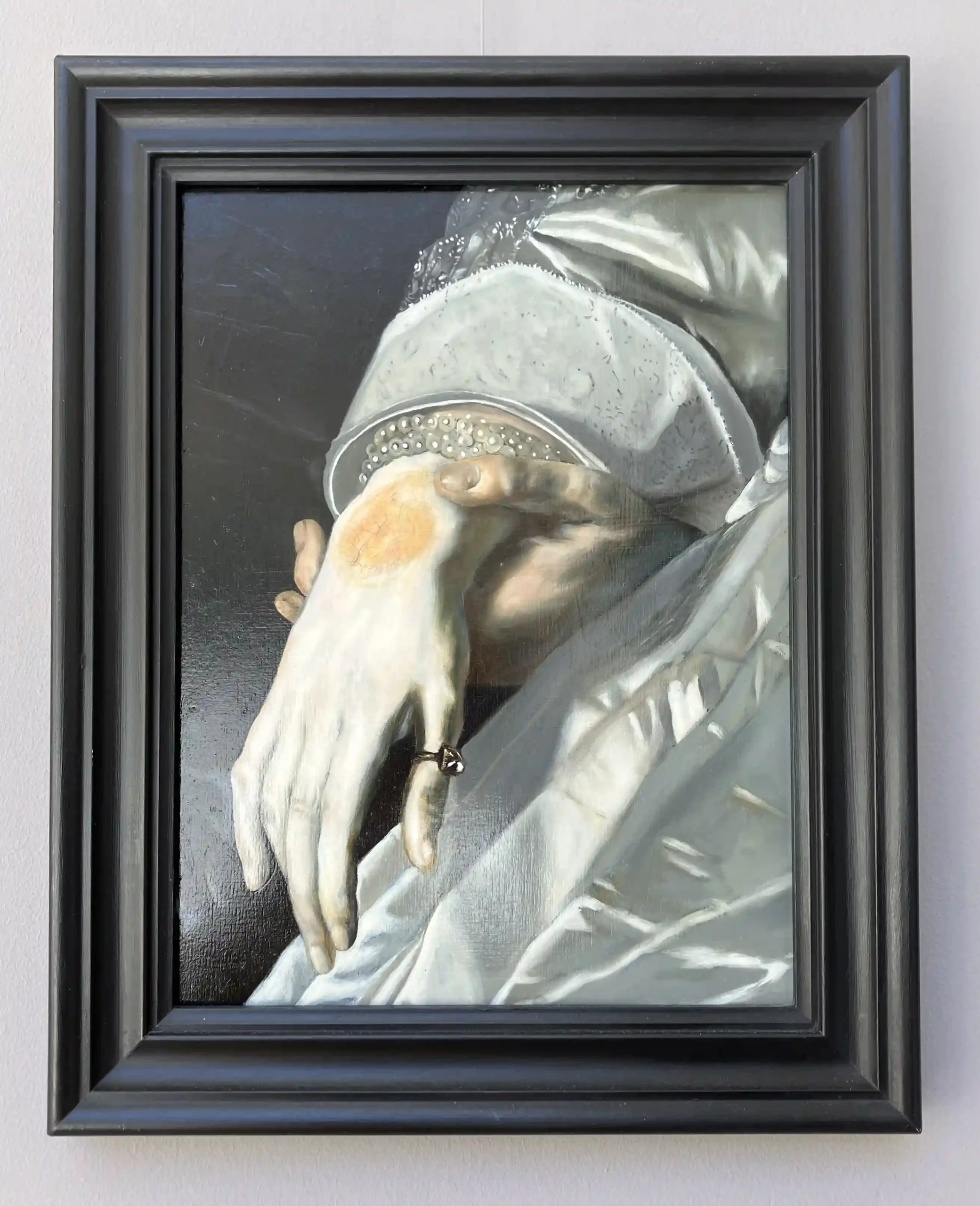 Ruggero D'Autilia, Fragmenta B.v.d.H., 2018, olio su tavola, 35,3 x 27, collezione privata