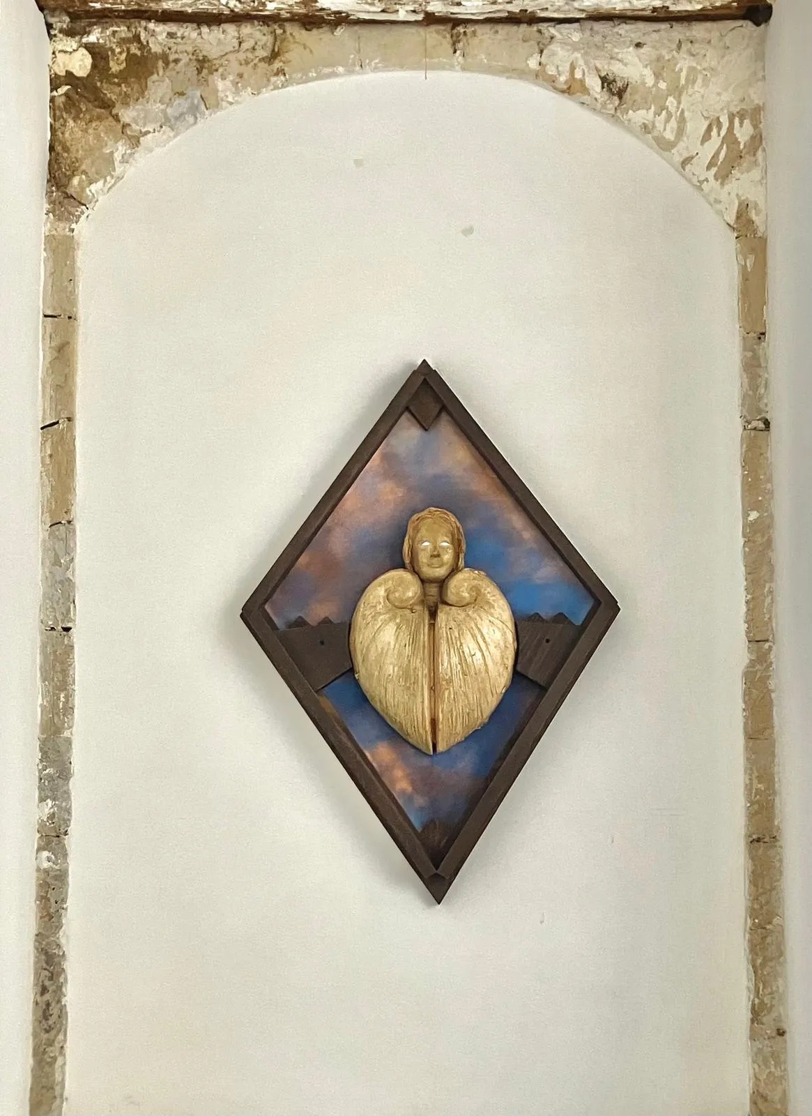 Salvatore Spedicato, VENERE AL SOLE N.10, 1981, bronzo, bassorilievo, cm 15 x 20