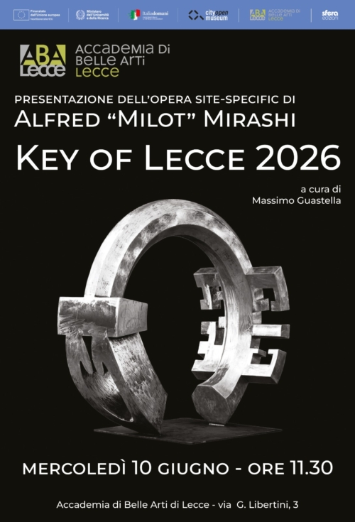 la locandina di Key of Lecce 2026 di Alfred Milot Mirashi