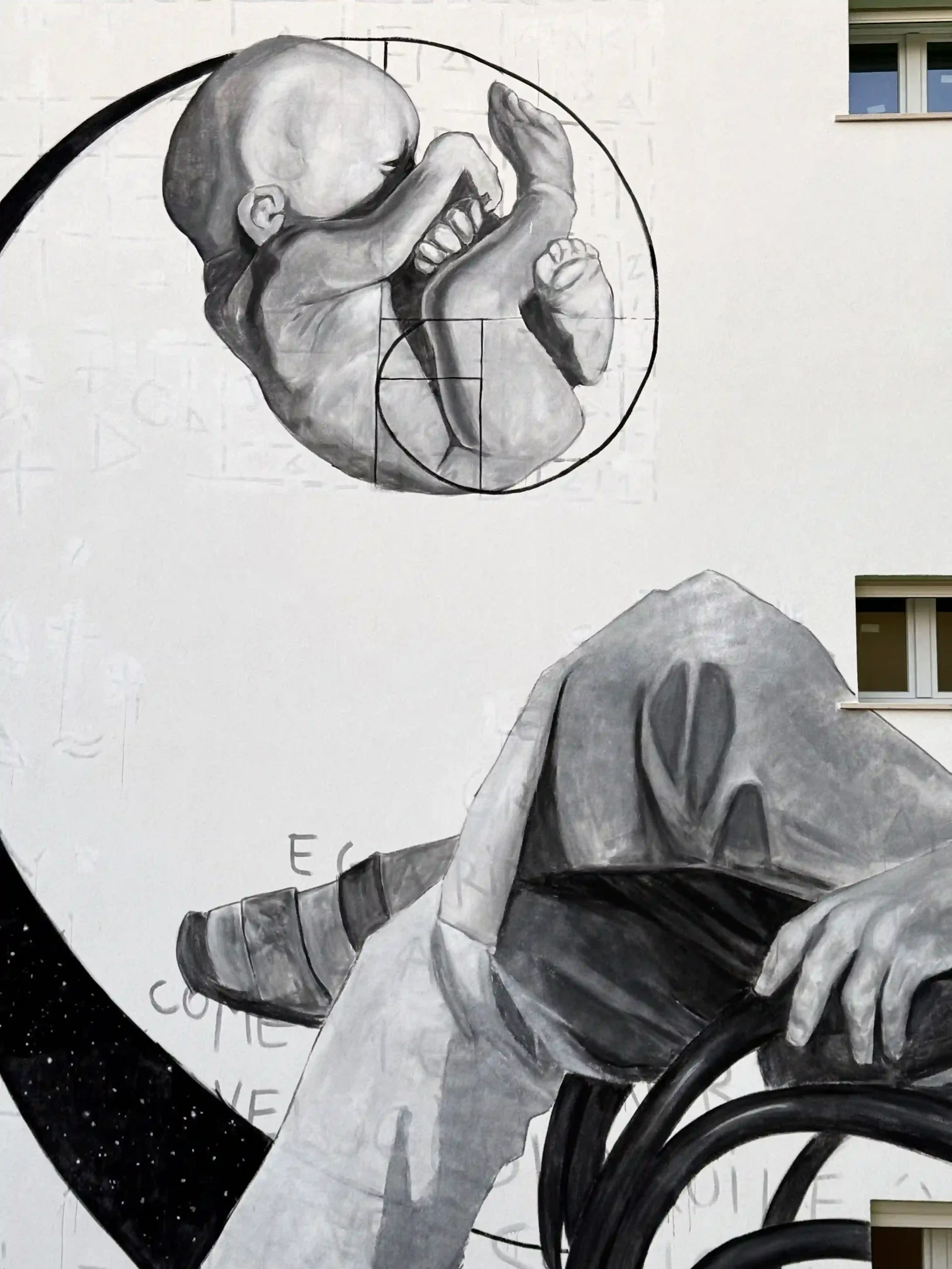 il murale di Franco Battiato a Nardò, opera di Gabriele Quarta Kabo